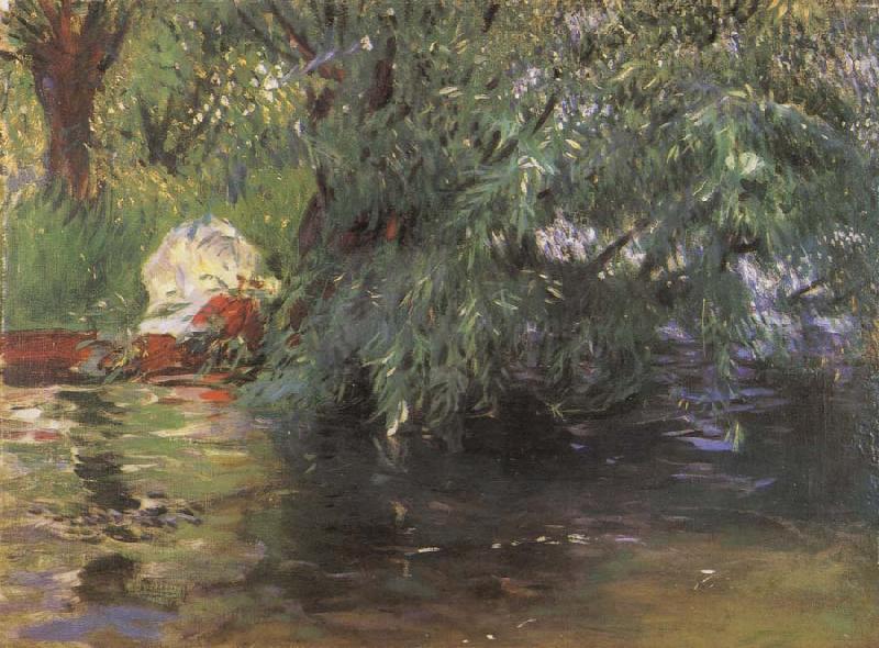 John Singer Sargent A Backwater Calcot Mill Near Reading